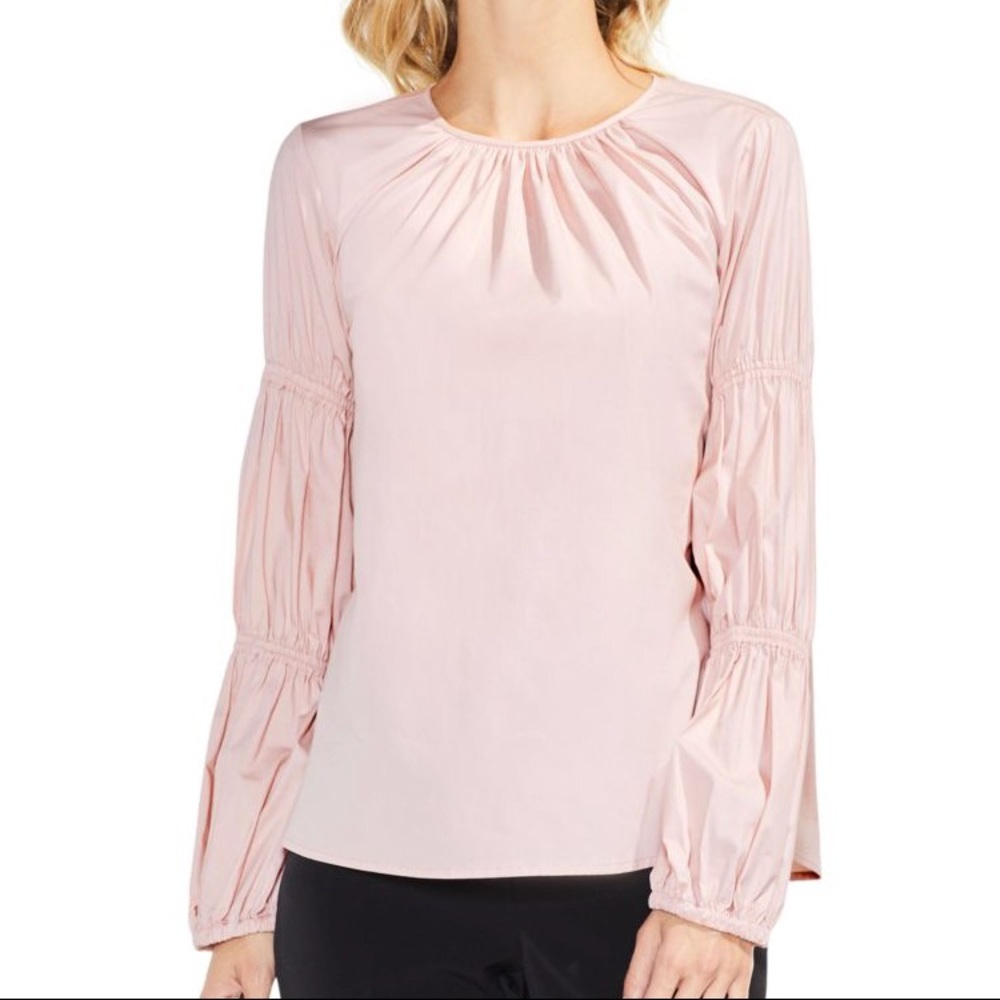 Vince Camuto Long Sleeve Poplin Blouse